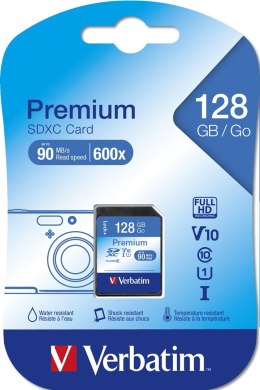 Verbatim Premium 128 GB SDXC Klasa 10 Verbatim