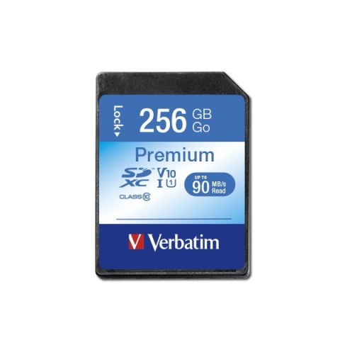 Verbatim Premium 256 GB SDXC UHS-I Klasa 10 Verbatim