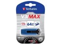 Verbatim Store 'n' Go V3 Max pamięć USB 64 GB USB Typu-A 3.2 Gen 1 (3.1 Gen 1) Niebieski Verbatim