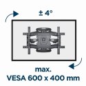 GEMBIRD UCHWYT ŚCIENNY REGULOWANY LCD 32"-75" VESA MAX 600 X 400MM, DO 45KG GEMBIRD