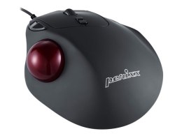 Mysz przewodowa Perixx PERIMICE 517 laserowa trackball 34mm czarna Peiying