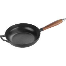 Patelnia żeliwna z drewnianym uchwytem Staub - 24 cm STAUB