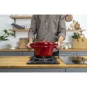 Zestaw 3 naczyń żeliwnych z pokrywką STAUB 40508-387-0 - czerwony 24 cm ZWILLING