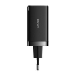 Ładowarka sieciowa Baseus GaN 5 Pro Fast Charger CCGP120201 65W 1x USB-A 2x USB-C PD 3.0 QC 4.0 + kabel USB-C Baseus