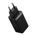 Ładowarka sieciowa Baseus GaN 5 Pro Fast Charger CCGP120201 65W 1x USB-A 2x USB-C PD 3.0 QC 4.0 + kabel USB-C Baseus