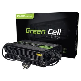 GREEN CELL PRZETWORNICA INV07 12V-230V 300W/600W CZYSTA SINUSOIDA Green Cell