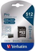 Verbatim 47046 pamięć flash 512 GB MicroSDXC UHS-I Klasa 10 Verbatim