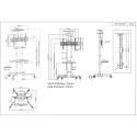 MANHATTAN STOJAK MOBILNY TV LED/LCD/PDP 37-70 CALI Manhattan