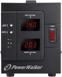 PowerWalker AVR 2000 SIV FR regulator napięcia 2 x gniazdo sieciowe 110 - 280 V Czarny POWER WALKER