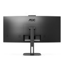 AOC V5 CU34V5CW/BK LED display 86,4 cm (34") 3440 x 1440 px Wide Quad HD Czarny AOC