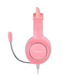 KRUGER & MATZ SŁUCHAWKI NAUSZNE GAMER KIDS PINK Kruger & Matz