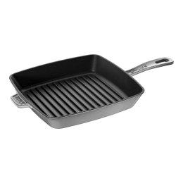 Kwadratowa patelnia żeliwna grillowa STAUB 40501-108-0 - grafitowa 26 cm ZWILLING