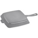 Kwadratowa patelnia żeliwna grillowa STAUB 40501-108-0 - grafitowa 26 cm ZWILLING