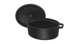 STAUB Żeliwny garnek owalny 40509-322-0 6,7l czarny ZWILLING