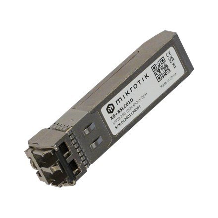 MikroTik SFP28 Module | XS+85LC01D | Dual LC UPC | 10000/25000 Mbit/s | Maximum transfer distance 100 m MikroTik