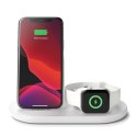 BELKIN WIRELESS CHARGER 3IN1 STAND/PAD/APPLE WATCH WHITE Belkin