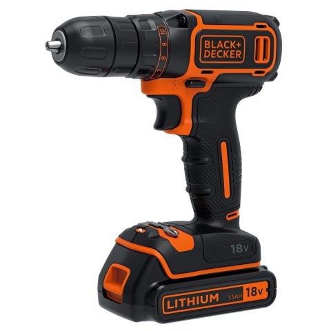 BD WKRĘTARKA 18V BDCDC18KB 2x1,5Ah BLACK+DECKER