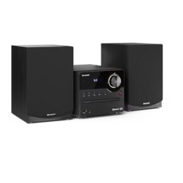 Sharp XL-B512(BK) Mikrosystem Hi-Fi, CD/FM/USB/Bluetooth v5.0, 45W, czarny Sharp | Mikrosystem Hi-Fi | XL-B512(BK) | Gniazdo USB SHARP