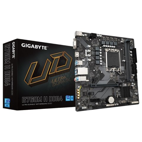 Gigabyte B760M H DDR4 (rev. 1.0) Intel B760 Express LGA 1700 micro ATX Gigabyte