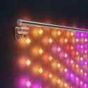 Twinkly Matrix - 500 RGB LED Lampki w kształcie pereł, przezroczysty przewód, 1.7x7.8ft typ wtyczki F Twinkly