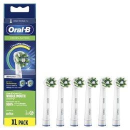 Wymienne główki szczoteczki Oral-B CrossAction | EB50RB-6 | Głowy | Dla dorosłych | Liczba główek szczoteczki w zestawie: 6 | Bi Oral-B