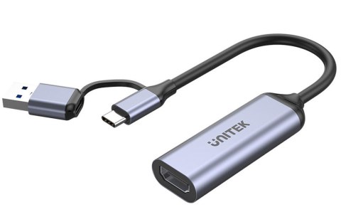 UNITEK KARTA DO STREAMINGU USB-C/A, 4K HDMI 1.4B UNITEK