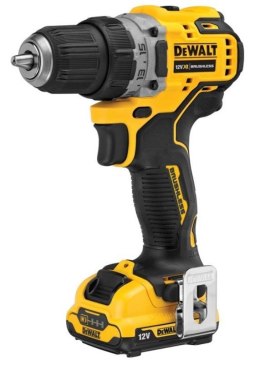 Wiertarko-wkrętarka DEWALT DCD701D2-QW akumulatorowa 2x 12V 2Ah XR TSTAK Czarny, Żółty DeWalt