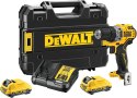 Wiertarko-wkrętarka DEWALT DCD701D2-QW akumulatorowa 2x 12V 2Ah XR TSTAK Czarny, Żółty DeWalt