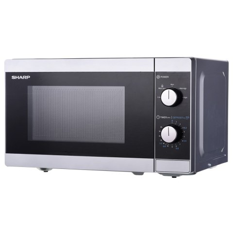 Kuchenka mikrofalowa SHARP YC-MS01E-S (800W; 20l; kolor srebrny) SHARP