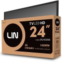 Telewizor Lin 24LHDD06 LED 24'' HD Ready DVB-T2 Czarny LIN