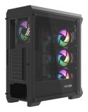 Obudowa NATEC Genesis Irid 505 ARGB NPC-1518 (ATX. Micro ATX. Mini ITX; kolor czarny) GENESIS