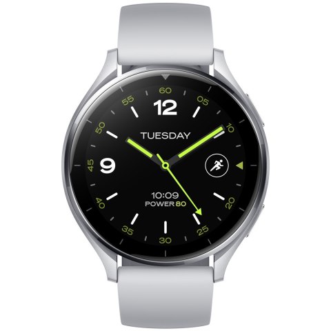 Xiaomi Watch 2 3,63 cm (1.43") AMOLED 46 mm Cyfrowy 466 x 466 px Ekran dotykowy Srebrny Wi-Fi GPS Xiaomi