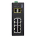 Planet IGS-1020TF łącza sieciowe Nie zarządzany Gigabit Ethernet (10/100/1000) Czarny Planet