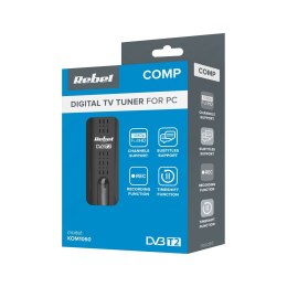 REBEL COMP TUNER CYFROWY USB DVB-T2 H.265 HEVC Rebel