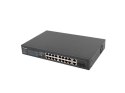 Lanberg Switch rack 19" POE+ 16x 100MB /2X COMBO GIGABIT ETHERNET 250W Lanberg