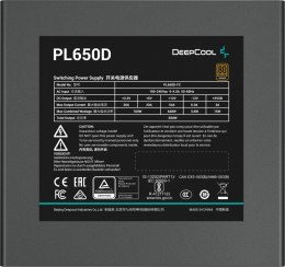 Zasilacz DeepCool PL650-D 650W 80 Plus Bronze DEEPCOOL