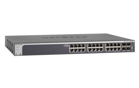 NETGEAR XS728T Zarządzany L2+/L3 10G Ethernet (100/1000/10000) Czarny NETGEAR