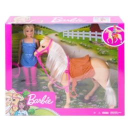 Barbie Lalka z koniem FXH13 MATTEL MATTEL