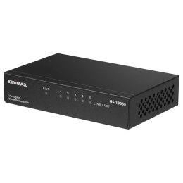 Edimax GS-1005E łącza sieciowe Nie zarządzany Gigabit Ethernet (10/100/1000) Czarny EDIMAX