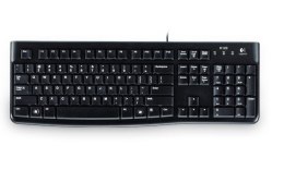 Logitech K120 Corded Keyboard klawiatura USB QWERTZ Niemiecki Czarny Logitech