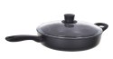 Patelnia BALLARINI Avola sauté z 2 uchwytami i pokrywką tytanowa 28 cm 75002-914-0 BALLARINI