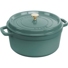 Garnek żeliwny okrągły Staub - 5.2 ltr, Eukaliptusowy STAUB