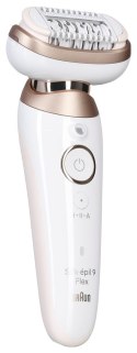 Depilator IPL BRAUN Silk-epil 9-011 3D, praca na sucho i mokro, Biały, Złoto Braun