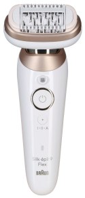 Depilator IPL BRAUN Silk-epil 9-011 3D, praca na sucho i mokro, Biały, Złoto Braun