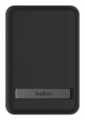 Powerbank bezprzewodowy Belkin BoostCharge Magnetic Wireless Power Bank 5K + Stand MagSafe Compatible 5000mAh 7,5W Black Belkin