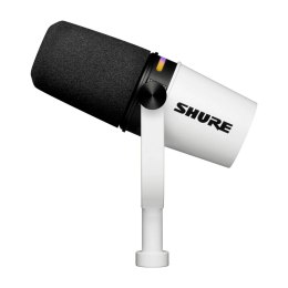 Shure MV7+-W - Mikrofon lektorski/wokalny ze złączem XLR/USB-C Biały SHURE