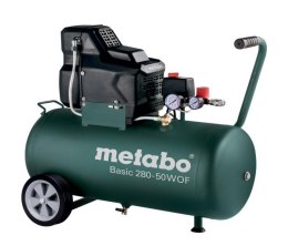 METABO.SPRĘŻARKA BASIC 280-50 W OF 230V 50L BEZOLEJOWA Metabo