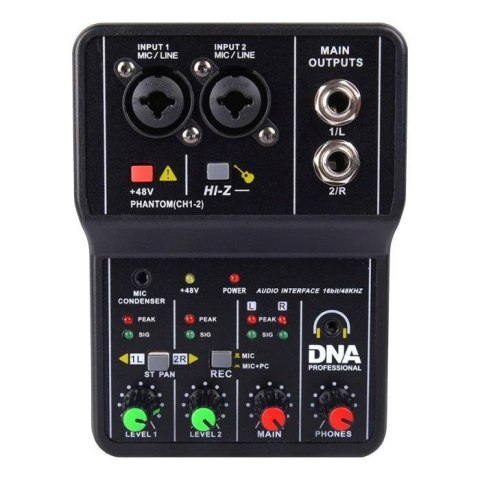 DNA Professional Mix 2 - analogowy mikser audio DNA PROFESSIONAL