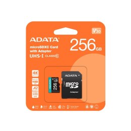 ADATA Premier Pro 256 GB MicroSDXC UHS-I Klasa 10 ADATA