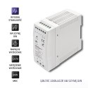 Qoltec Zasilacz na szynę DIN | 40W | 24V | 1.67A | Biały | Slim Qoltec